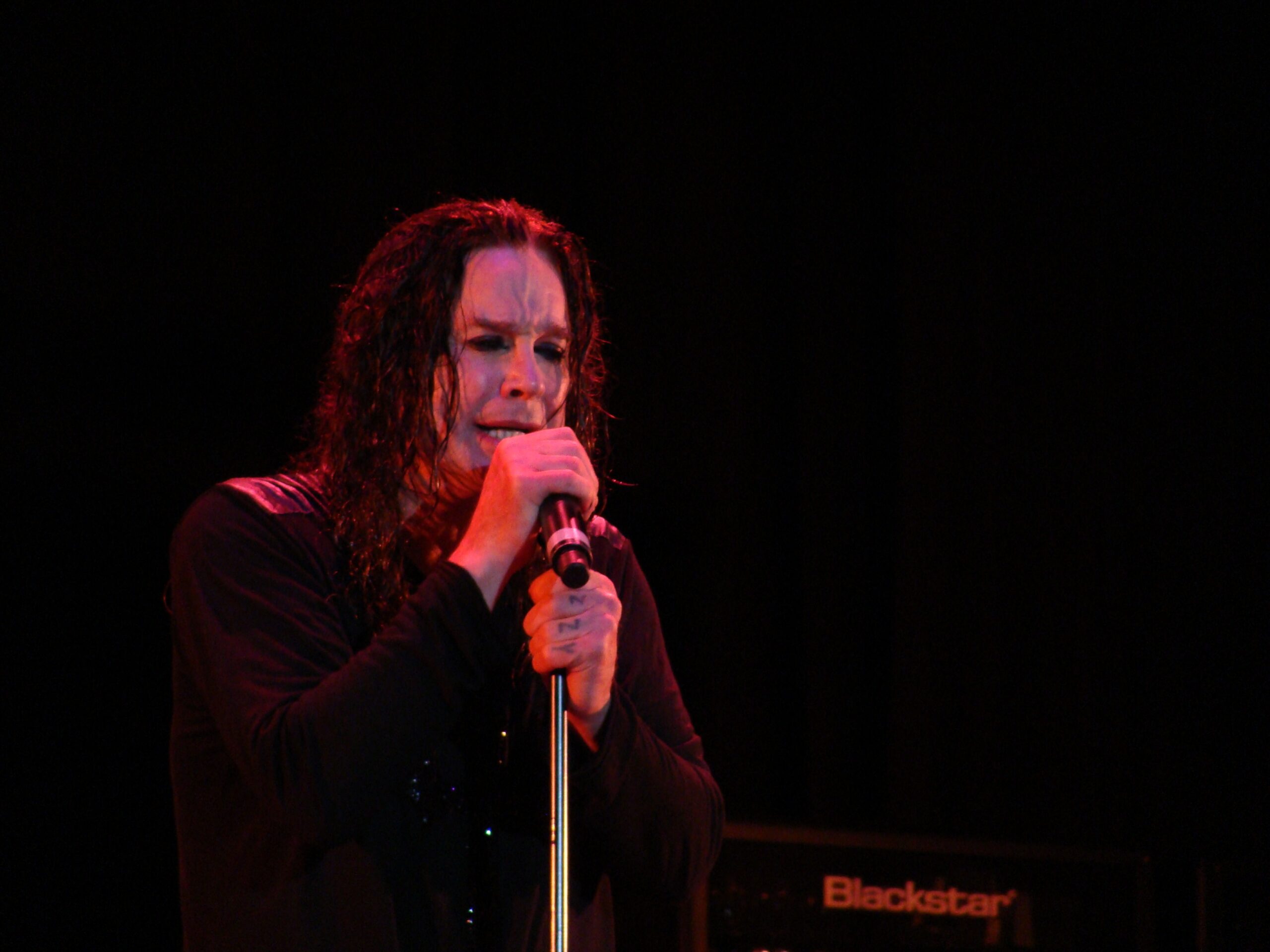 Ozzy Osbourne performing